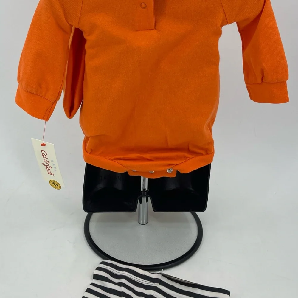 Cat & Jack‎ Little Pumpkin Jack-o-Lantern Halloween 2 Pc 3-6 Month